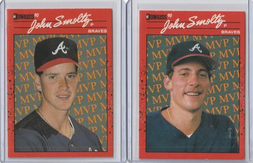1990 donruss john smoltz error - donruss,